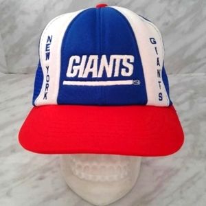 New York Giants AJD Lucky Stripes krystal  NFL Vintage 80's Trucker Snapback hat